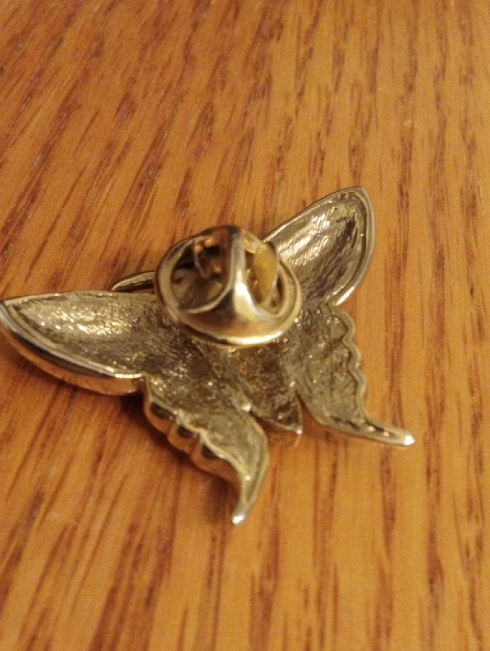 Gold and Clear Crystal Butterfly Brooch - Women Jewelry